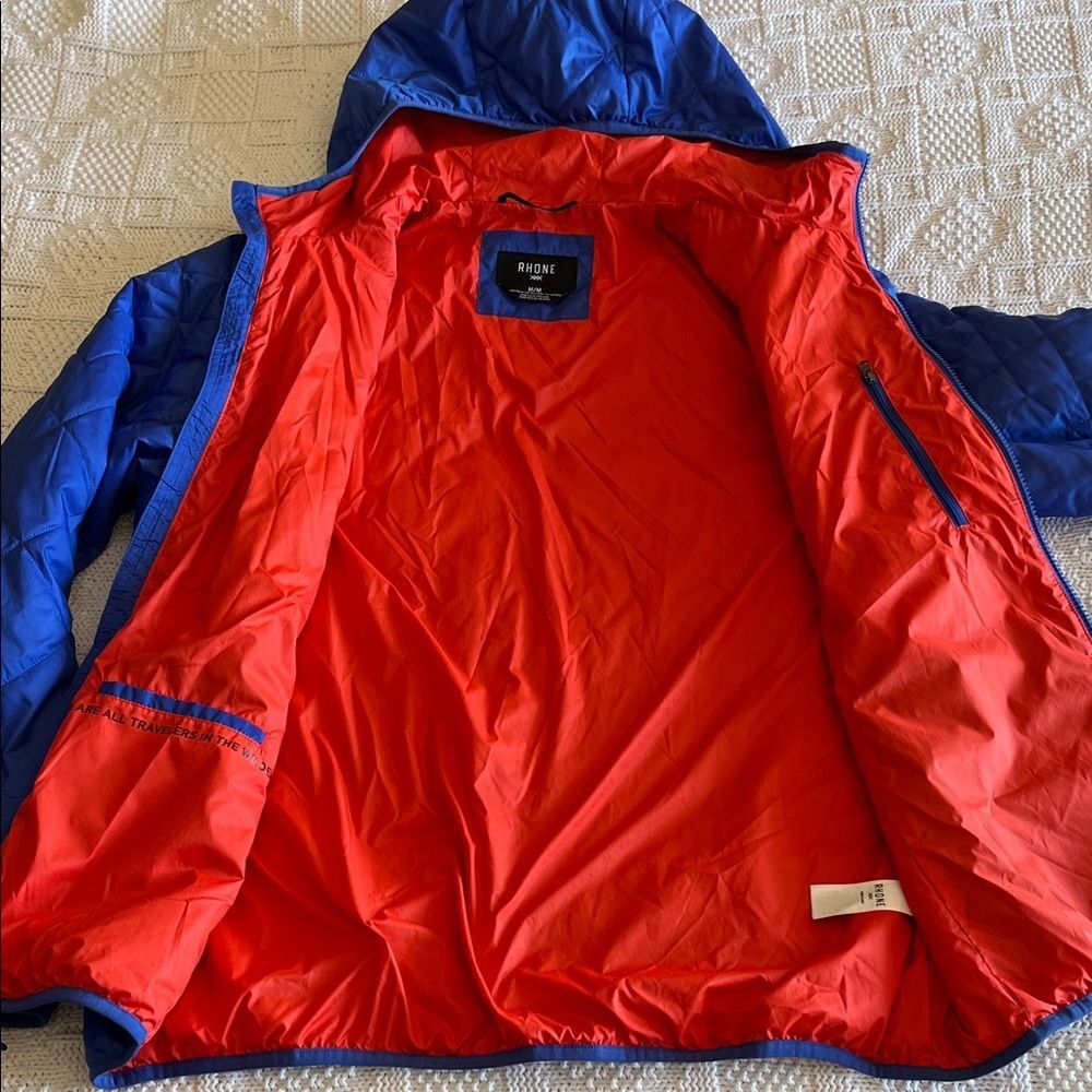 Rhone Men's Tundra Quilted Hooded Jacket, Recycled Water-Resistant Fabric M - Picture 7 of 13